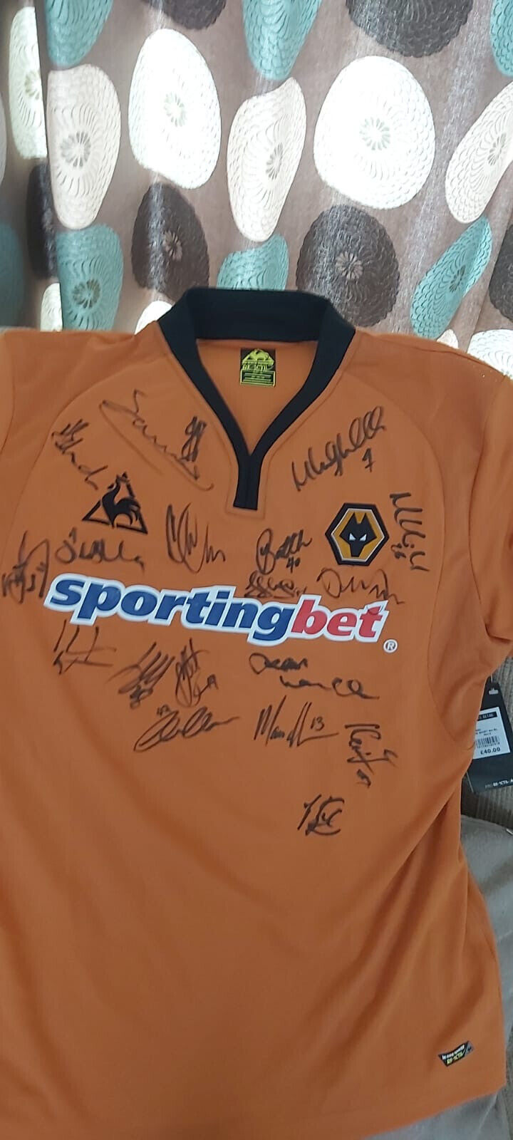 Wolverhampton Wanderers Wolves - SQUAD SIGNED Home Shirt - Size XL for sale on Ebay