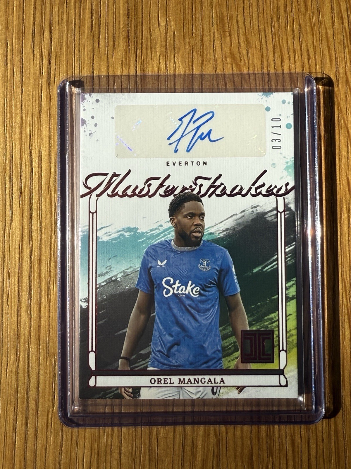 2024-25 Panini Impeccable Orel Mangala Everton Auto /10 for sale on Ebay