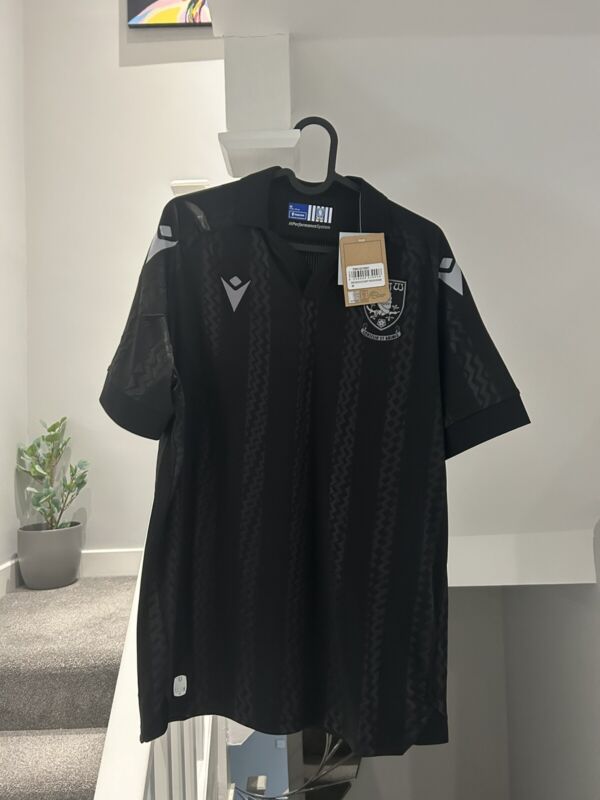 Brand New. Limited Edition Sheffield Wednesday Blackout Third Kit Mens Size M for sale on Ebay