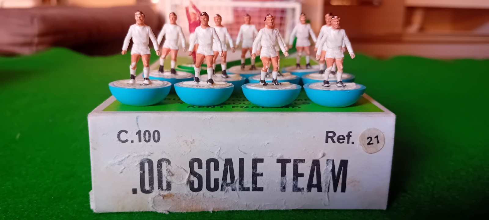 Subbuteo Hw ref 21 Leeds Real Madrid for sale on Ebay