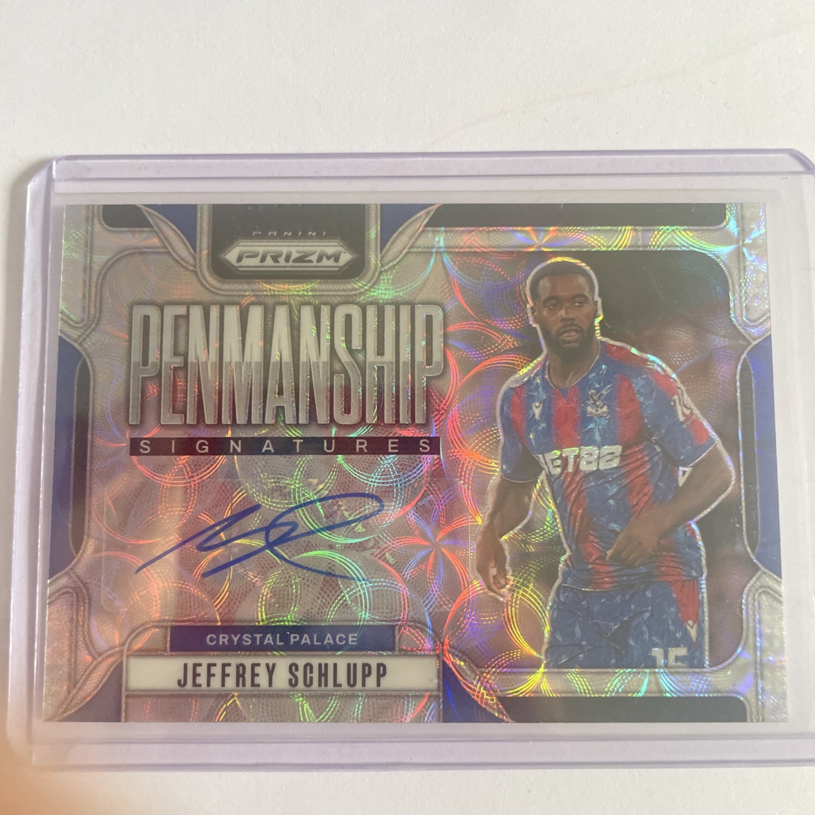 2024-25 Prizm EPL JEFFREY SCHLUPP Penmanship Auto Choice Crystal Palace  for sale on Ebay