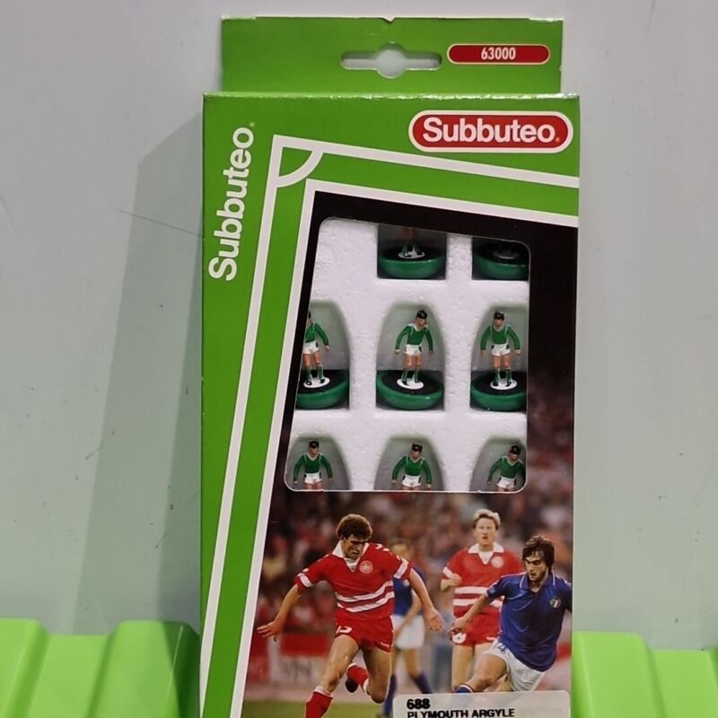 Subbuteo Plymouth Argyle Naestvad Ref 688  Green Home Kit LW Original Box RARE for sale on Ebay