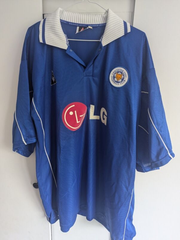 Leicester City 2001-2002 Home Football Shirt  XXL for sale on Ebay