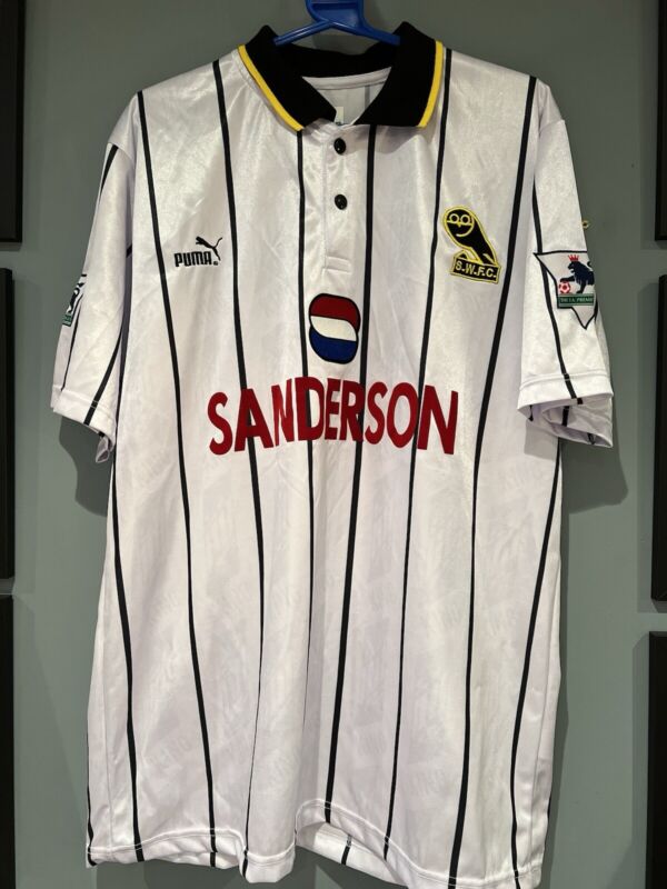 Sheffield Wednesday 1993/1994 Third Shirt “8” Waddle XXL Remake for sale on Ebay