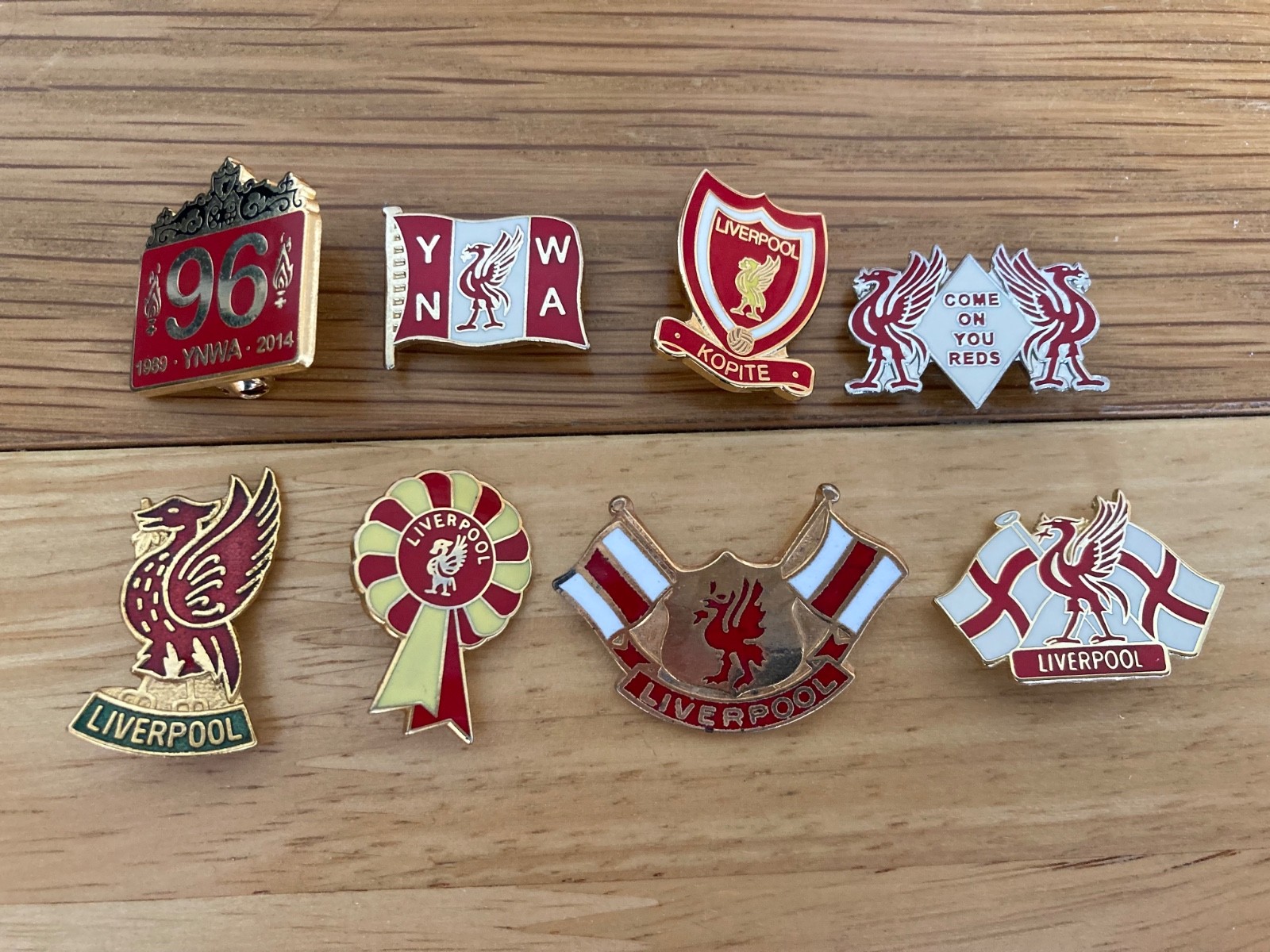 8x  Liverpool Football Club Pin Badges for sale on Ebay