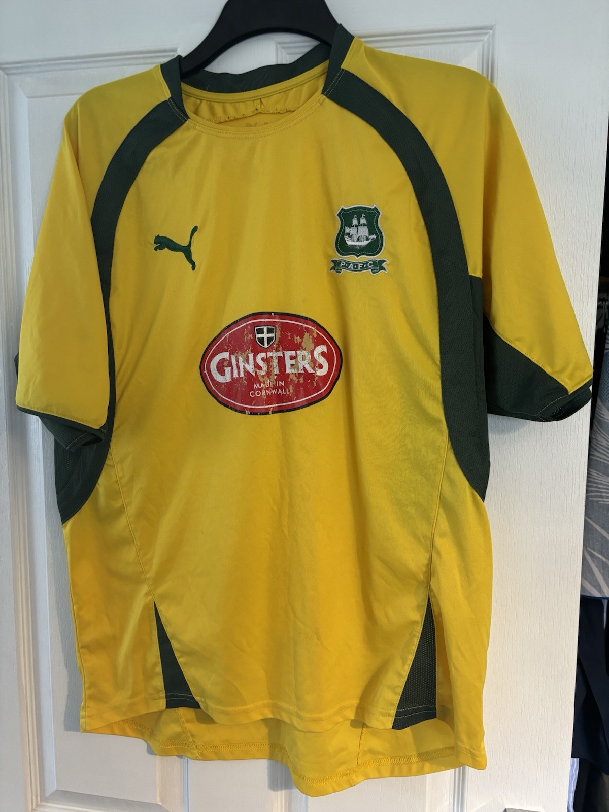 Plymouth Argyle 2007/08 Away Shirt Men’s Large for sale on Ebay