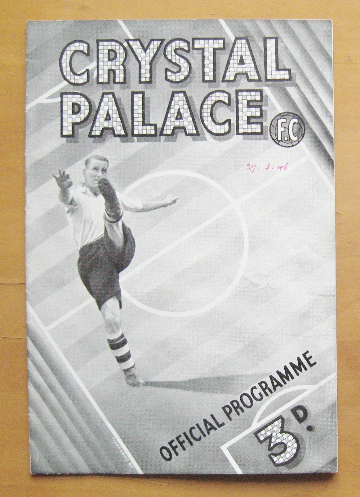 CRYSTAL PALACE v SWANSEA TOWN 1947/1948 *Good Condition Football Programme* for sale on Ebay