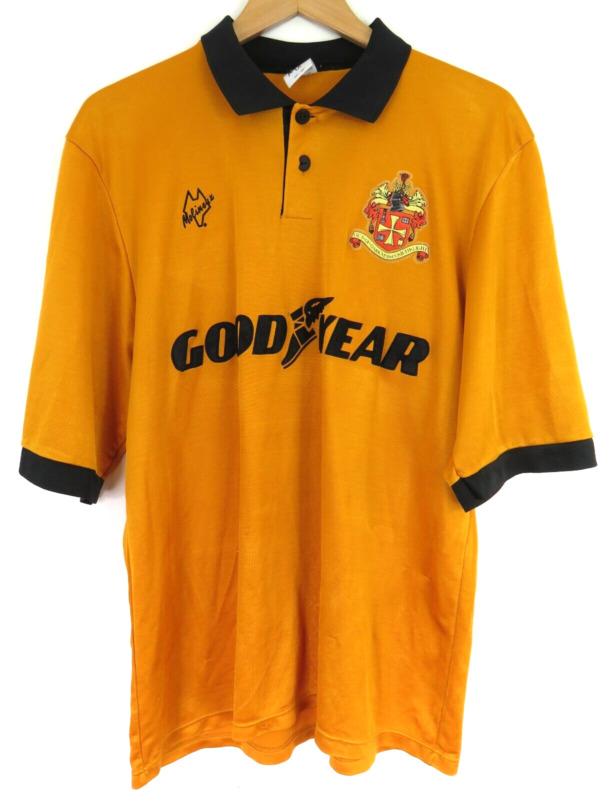 Wolverhampton Wanderers - Wolves - Home Shirt - Goodyear - 1992/93 - 44-46