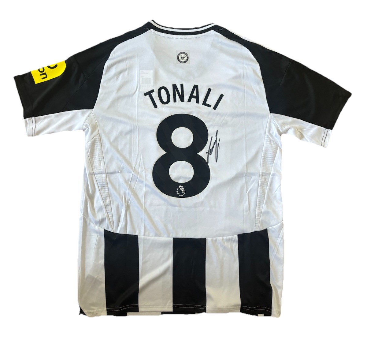 SANDRO TONALI Newcastle United 2024-25 Hand Signed Home Shirt RARE Proof/COA for sale on Ebay