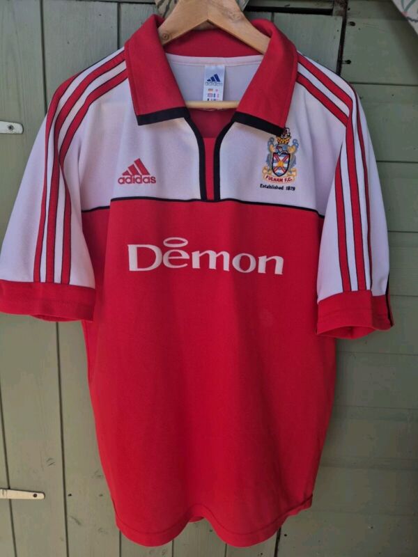 Fulham Men's Size Large 2000-01 Adidas Away Shirt Vintage Retro 44