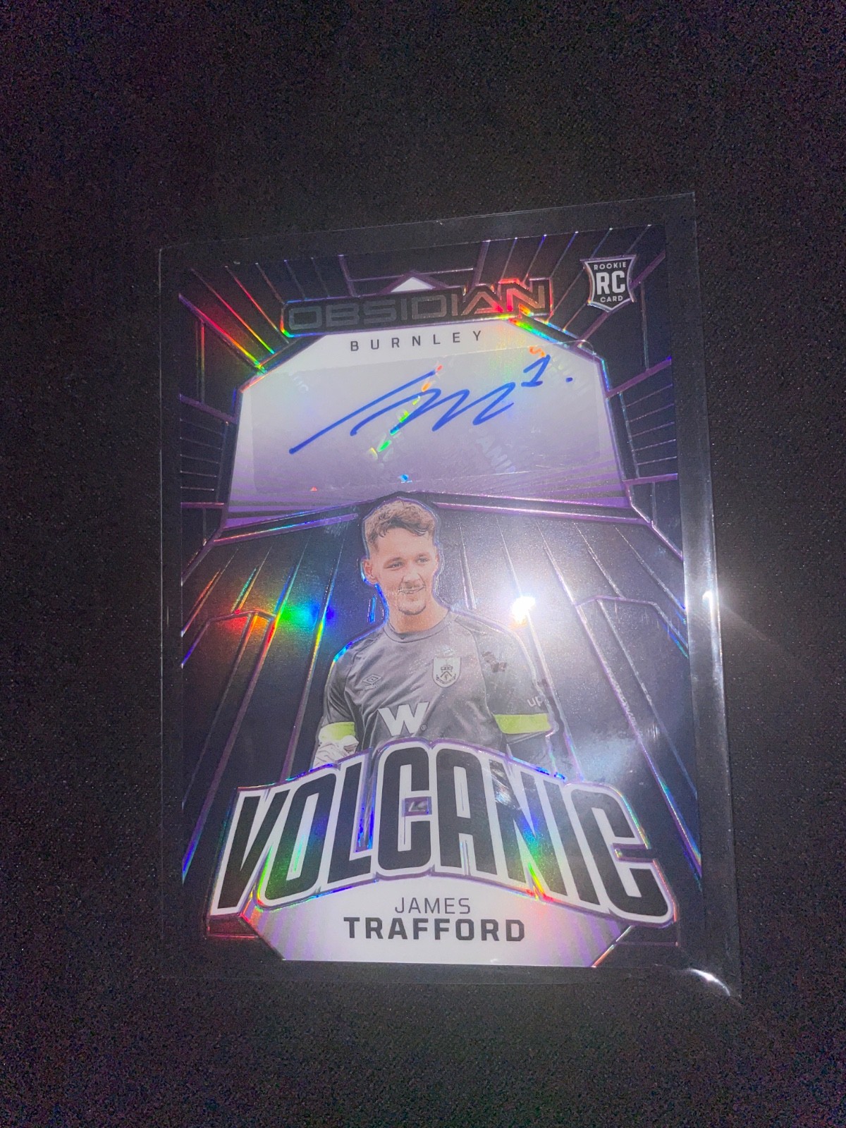 Panini Obsidian 2023/24 Burnley James Trafford  Auto - Numbered 10/25 for sale on Ebay