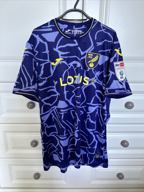 Norwich City 2023-24 Third Kit Extra Large With Championship Patch for sale on Ebay