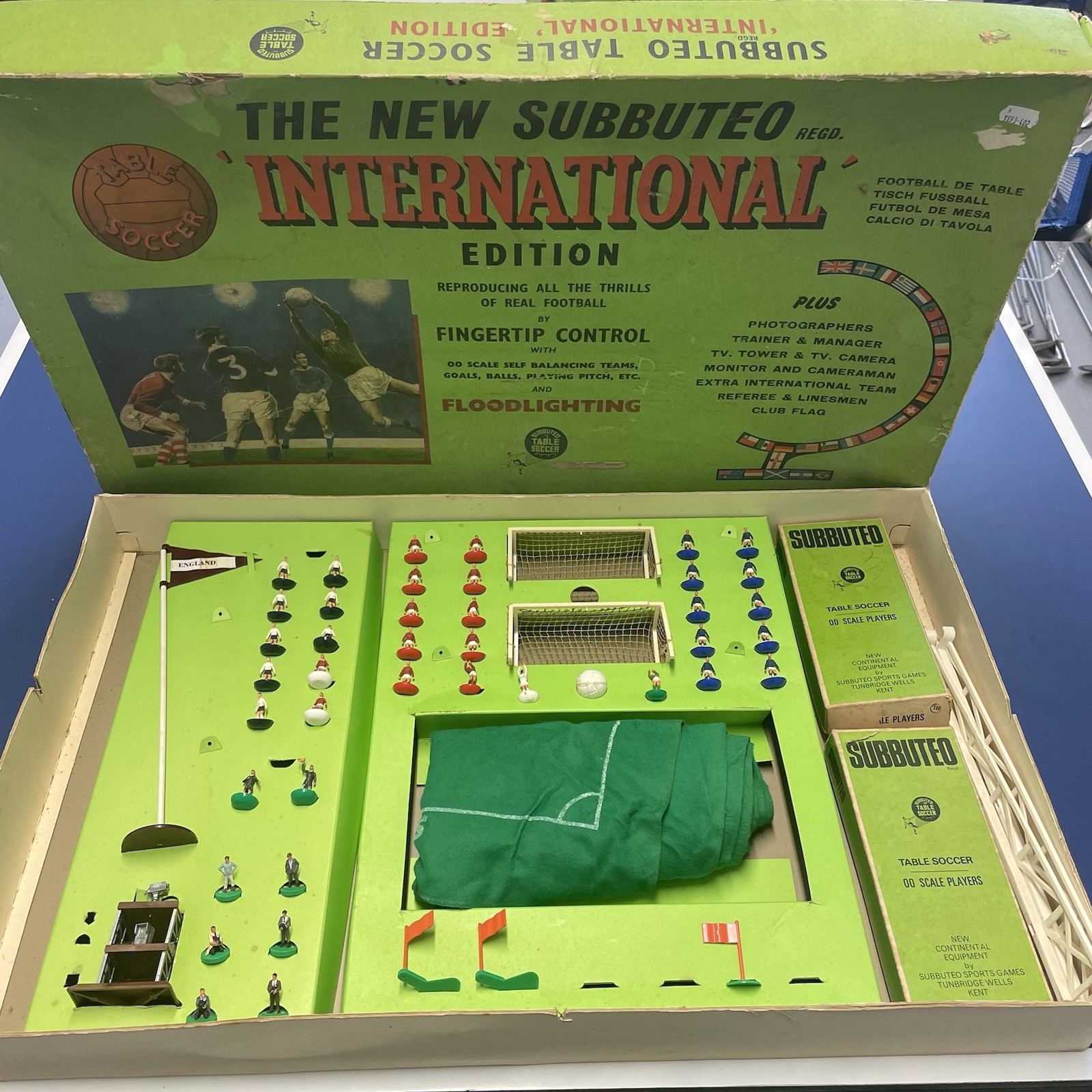 Vintage The New Subbuteo International Edition Table Football Soccer Game for sale on Ebay