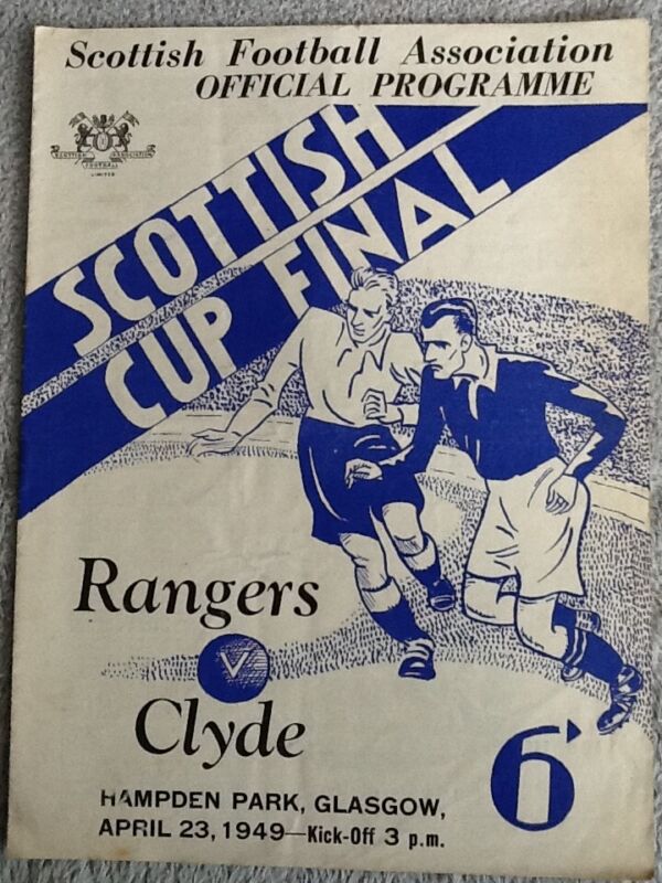 Rangers v Clyde - 1949 Scottish Cup Final 23Apr49 for sale on Ebay