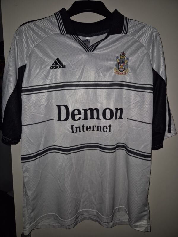 Original Fulham Football Shirt, Adidas SIZE LARGE Home Shirt.. 1999/01 for sale on Ebay