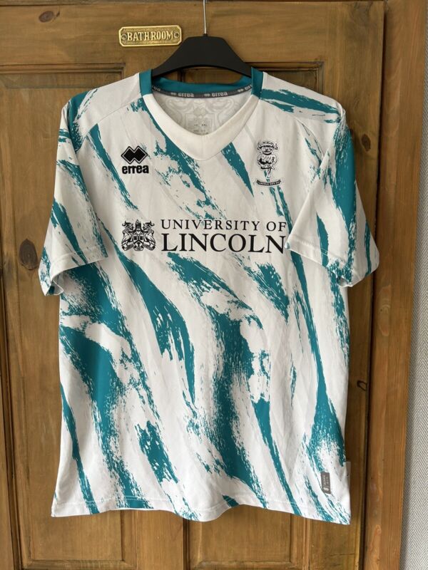 Lincoln City FC 2022/23 Third 3rd Away Football Shirt Adult XXL 2XL Errea - £5 for sale on Ebay