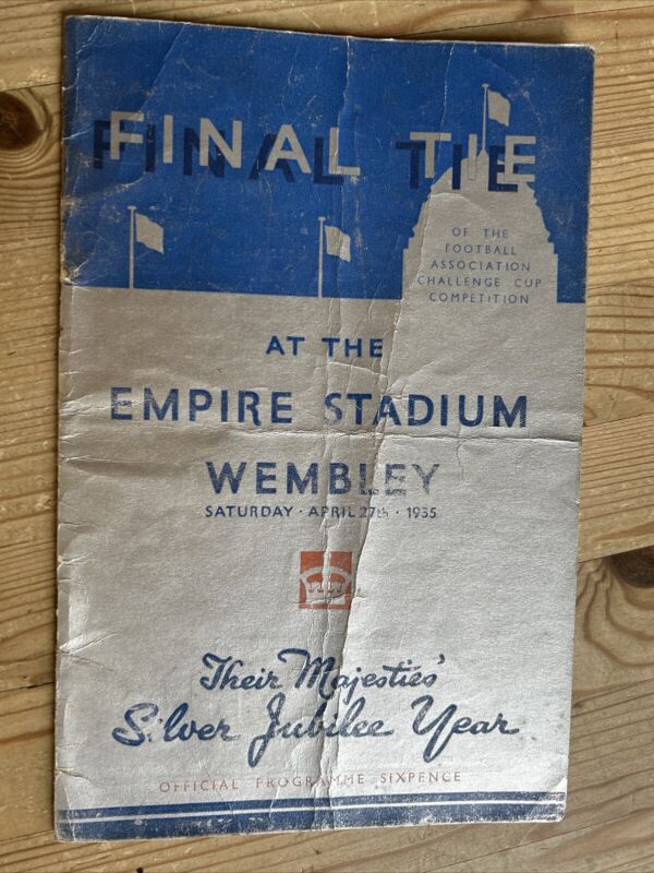 1935 FA Cup Final Football Programme West Bromwich Albion V Sheffield Wednesday for sale on Ebay