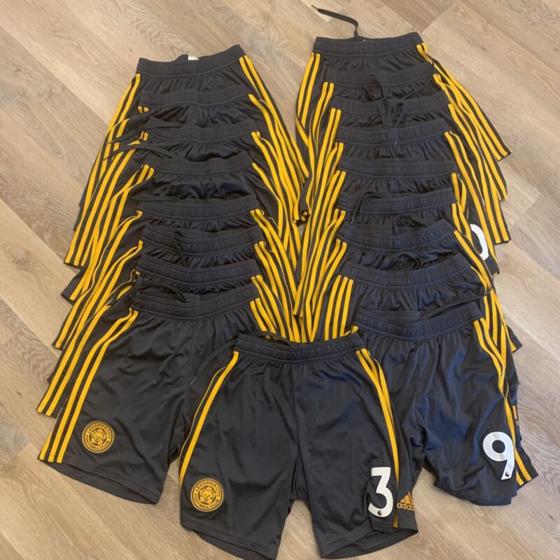 18 Adult Leicester City 2018-19 Adidas Away Football Shorts - Joblot - Numbered for sale on Ebay
