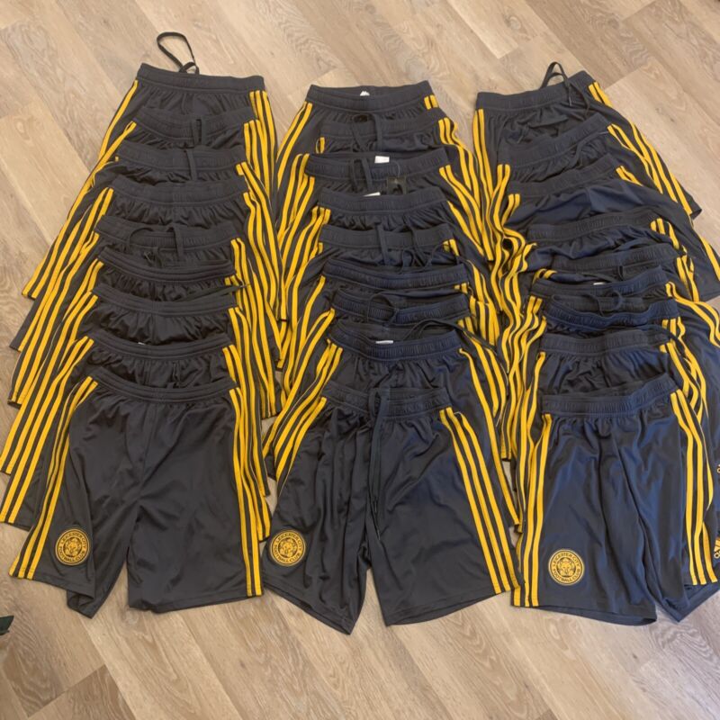 23 Adult & 4 Youth Leicester City 2018-19 Adidas Away Football Shorts - Joblot for sale on Ebay
