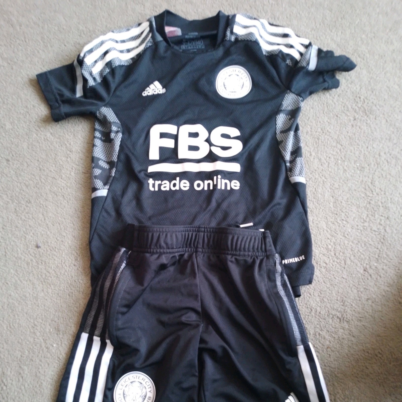 Leicester City Adidas Junior Shirt/Shorts Age 9-10 Years for sale on Ebay