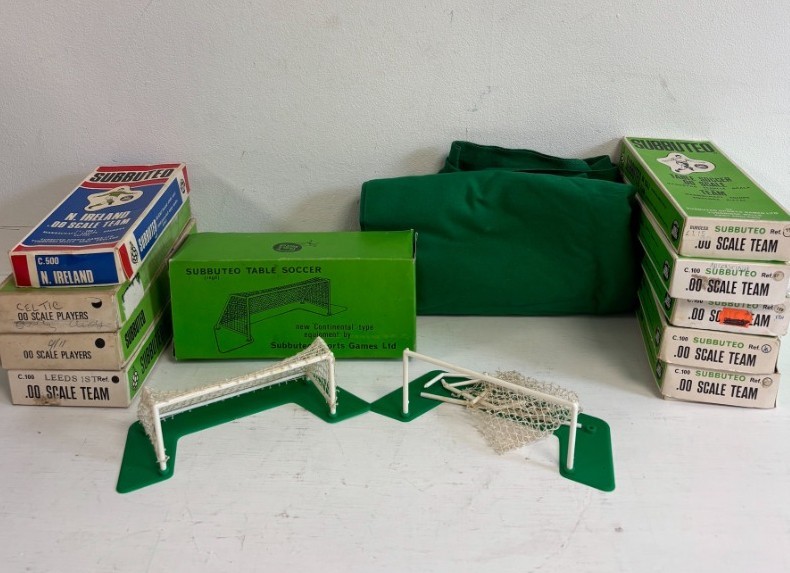 Vintage Subbuteo - Job Lot Of 9 Teams & Felt Table Top  for sale on Ebay