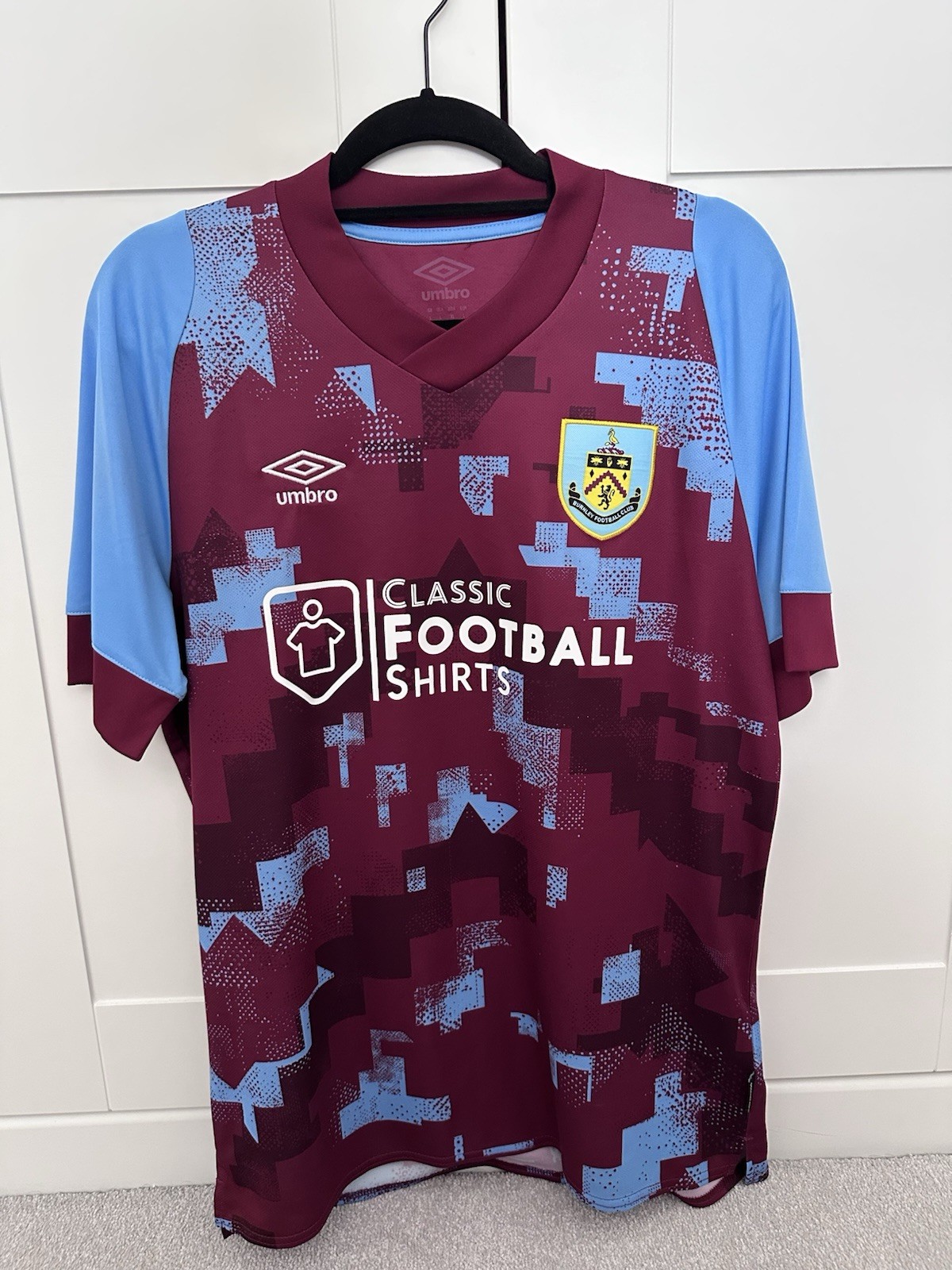 Burnley 2022/23 Home Shirt - Men’s Large for sale on Ebay
