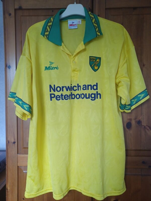 norwich city football shirt xl. Mitre  Norwich And Peterborough.   for sale on Ebay