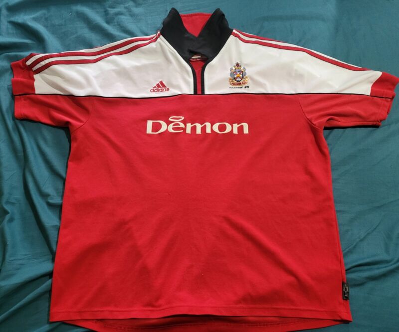 Fulham Football Club Away Shirt 2000/01 Season In XL Retro Vintage Adidas for sale on Ebay