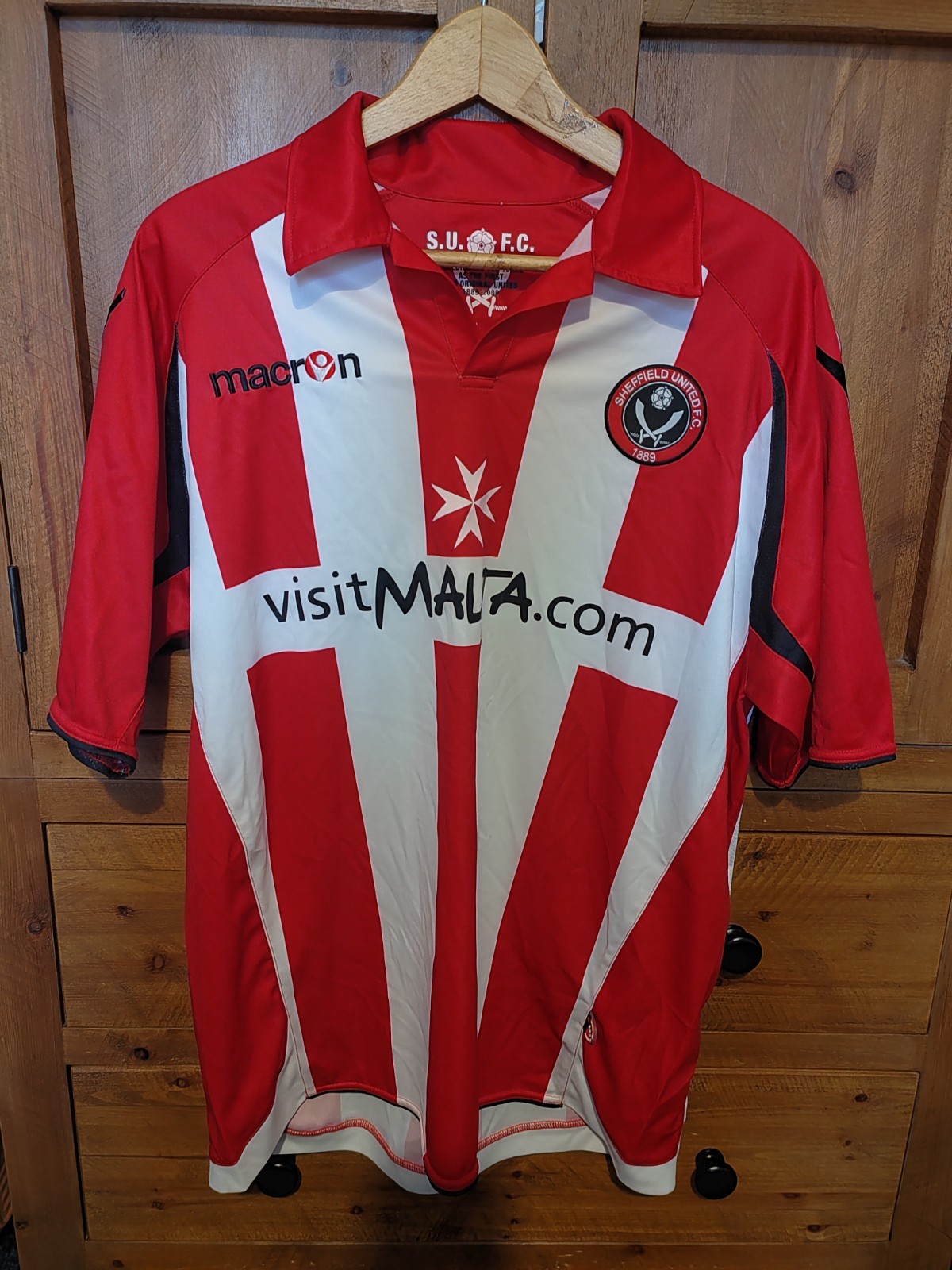 Sheffield United  2009 Home Shirt - 120th Anniversary - Size Medium for sale on Ebay