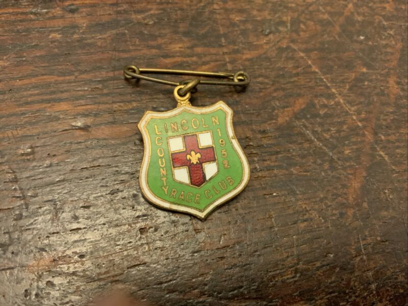 Racecourse Badge Lincoln Lincolnshire Race Club 1952 for sale on Ebay