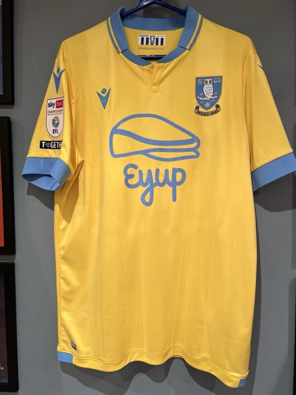 Sheffield Wednesday Third Shirt 2023/2024 “41” Gassama Rare XL for sale on Ebay