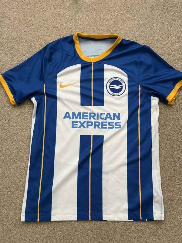 Brighton and Hove Albion 2022-23 Nike Home Kit - Football Shirt (Large) for sale on Ebay
