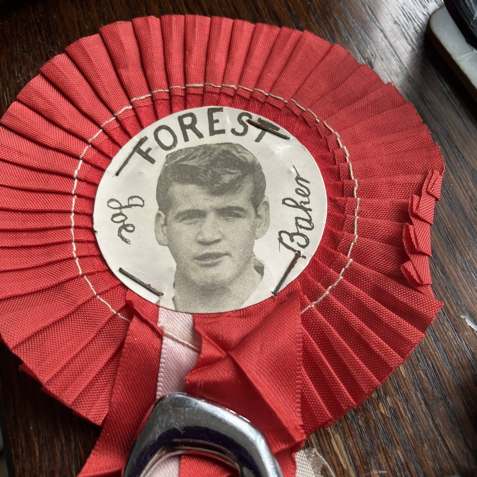 Rare Vintage Collectable 1960s Nottingham Forest Rosette Joe Baker for sale on Ebay