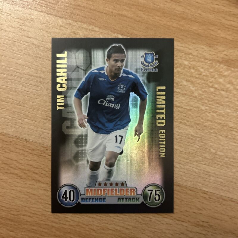 MATCH ATTAX 2007/2008 - TIM CAHILL - Limited Edition - EVERTON Mint Condition for sale on Ebay
