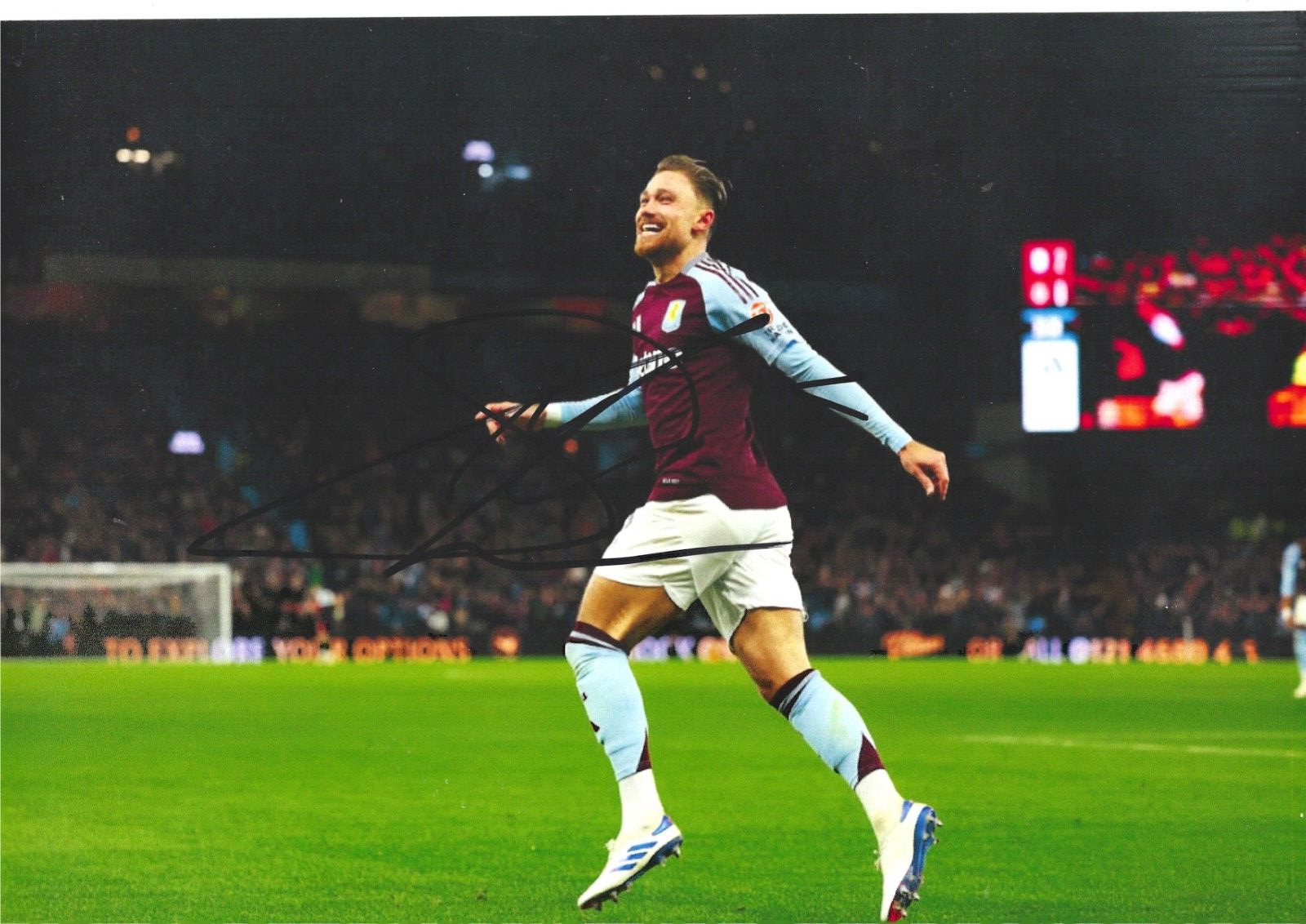 Matty Cash Aston Villa A4 Hand Signed Photo With COA for sale on Ebay