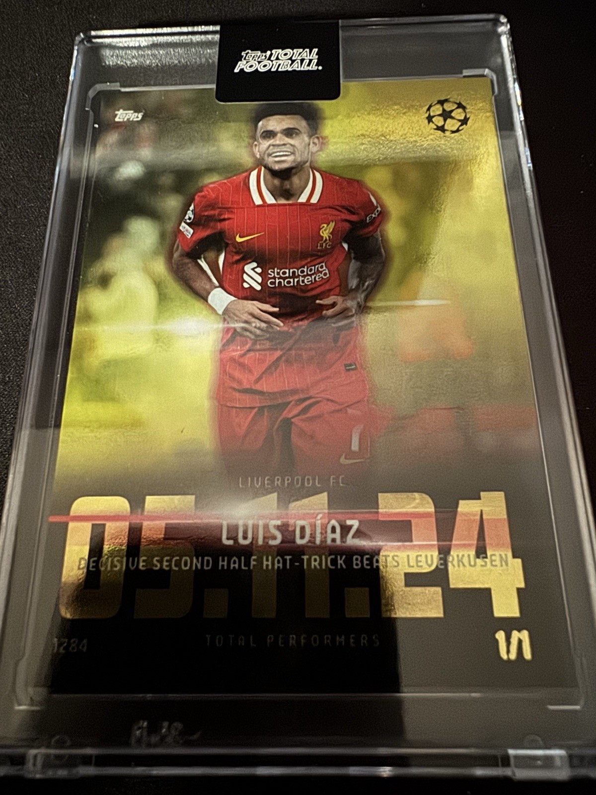 Luis Diaz Fc Liverpool 1/1 Topps Total Football for sale on Ebay