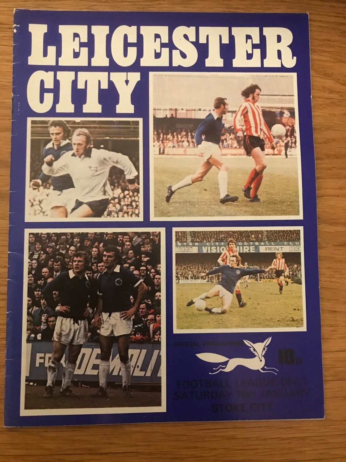 LEICESTER CITY V STOKE CITY PROGRAMME 1974/75 for sale on Ebay