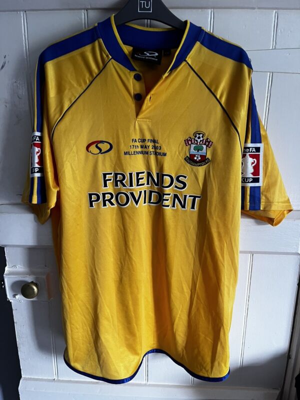 Southampton FC Shirt - FA Cup Final 2003  Rare Shirt  42/44 for sale on Ebay