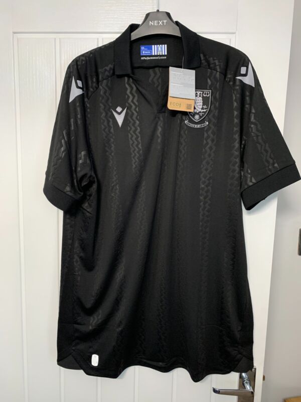 sheffield wednesday limited edition blackout shirt third shirt xxl brand new for sale on Ebay