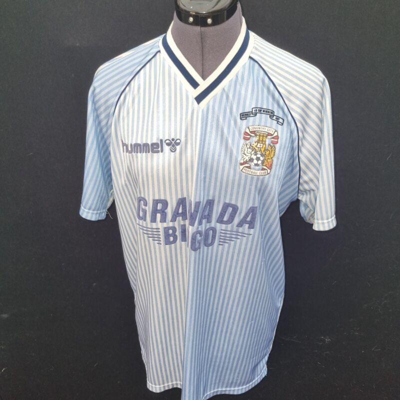 Vintage Original Hummel Coventry City Football Shirt 1987 -1989 FA Cup Top 80s for sale on Ebay