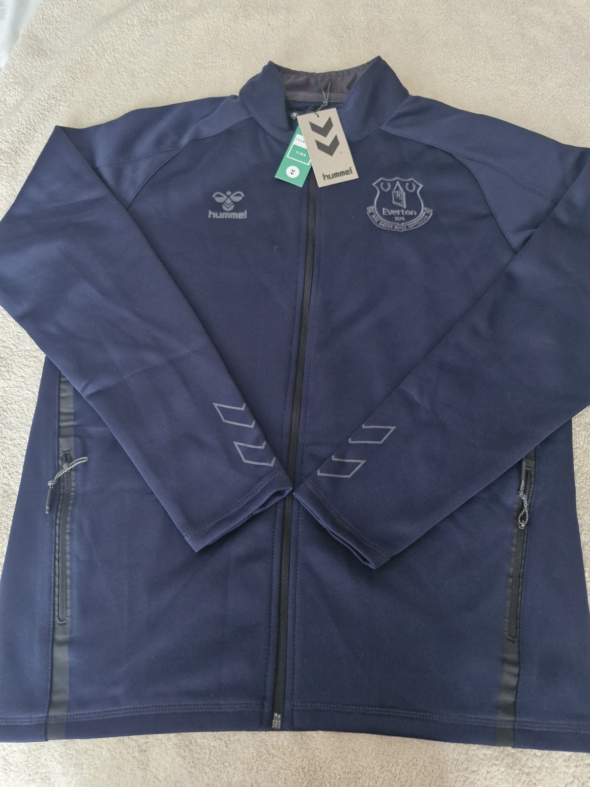 Brand New Official Everton ZIip Jacket. for sale on Ebay