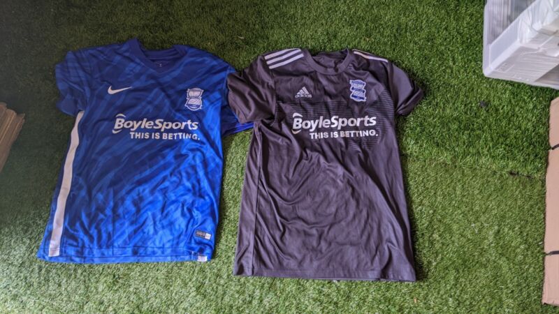 Birmingham City Football Shirt 19/20 & 21/22 Home & Away Bellingham Teams Medium for sale on Ebay