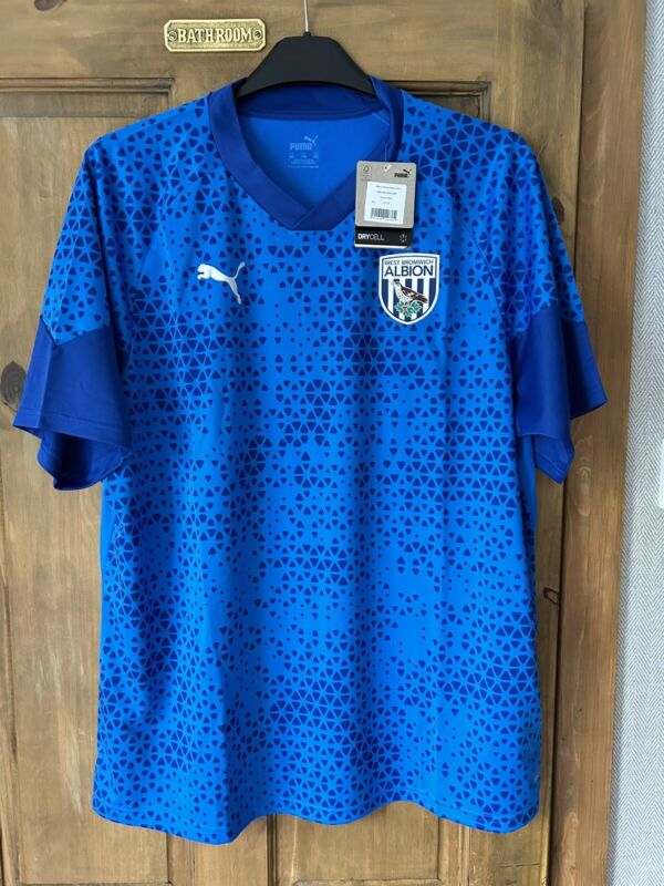 West Bromwich Albion 2023/24 Puma NEW BNWT Training Warm Up Football Shirt XXL for sale on Ebay