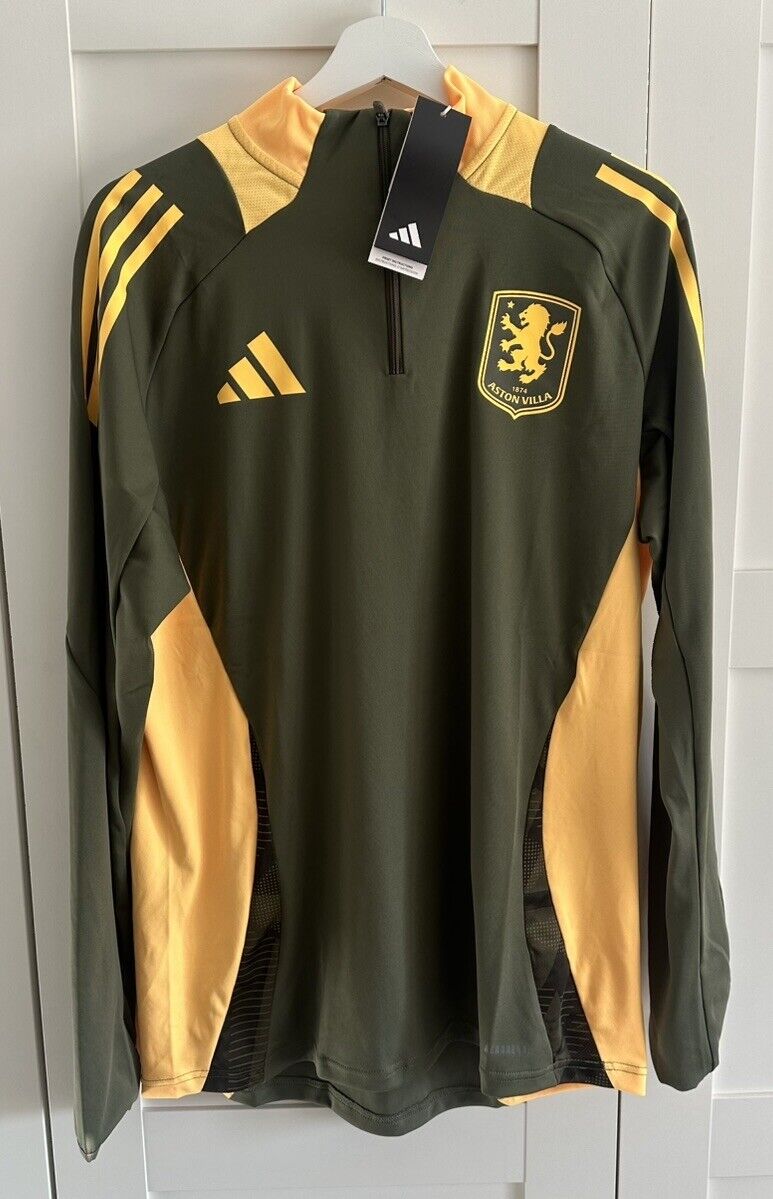 Aston Villa FC Adidas Training Top - Size Large - RRP £65 Brand New ✅ for sale on Ebay