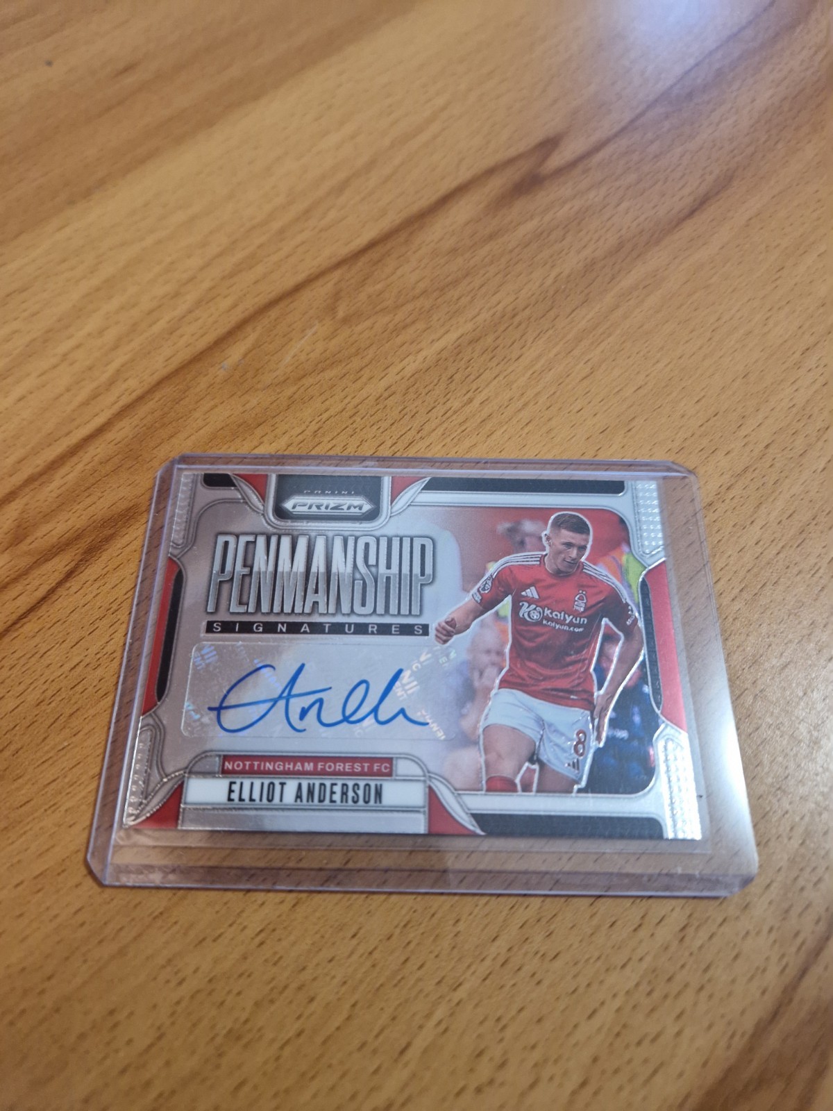 Panini Premier League Prizm 2024 25 Soccer Autograph Auto Elliot Anderson Forest for sale on Ebay