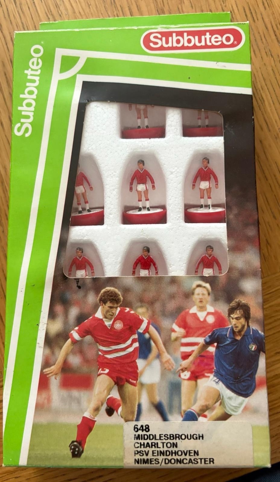 Subbuteo Middlesbrough/Charlton - Ref 648 - Full team for sale on Ebay