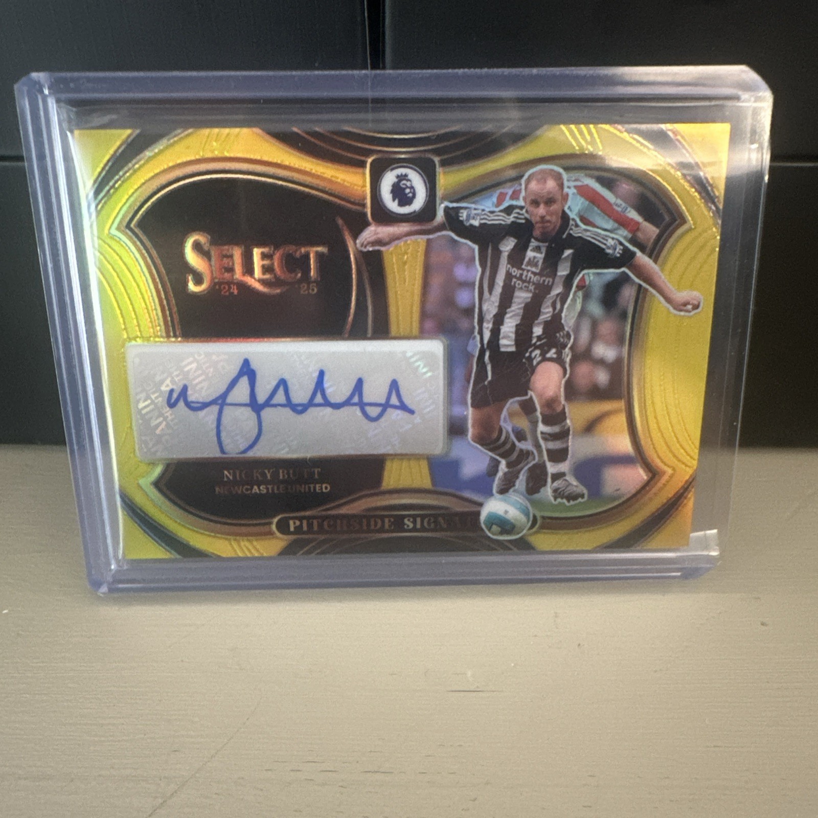 2024-25 Panini Select Fifa Nicky Butt Gold Auto /10 Newcastle United for sale on Ebay