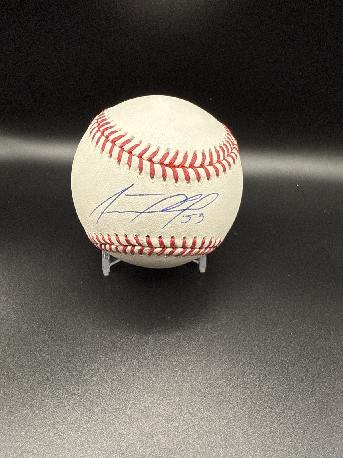 ADOLIS GARCIA Rangers Signed Autographed OML Baseball Ball MLB Fanatics HOLO for sale on Ebay