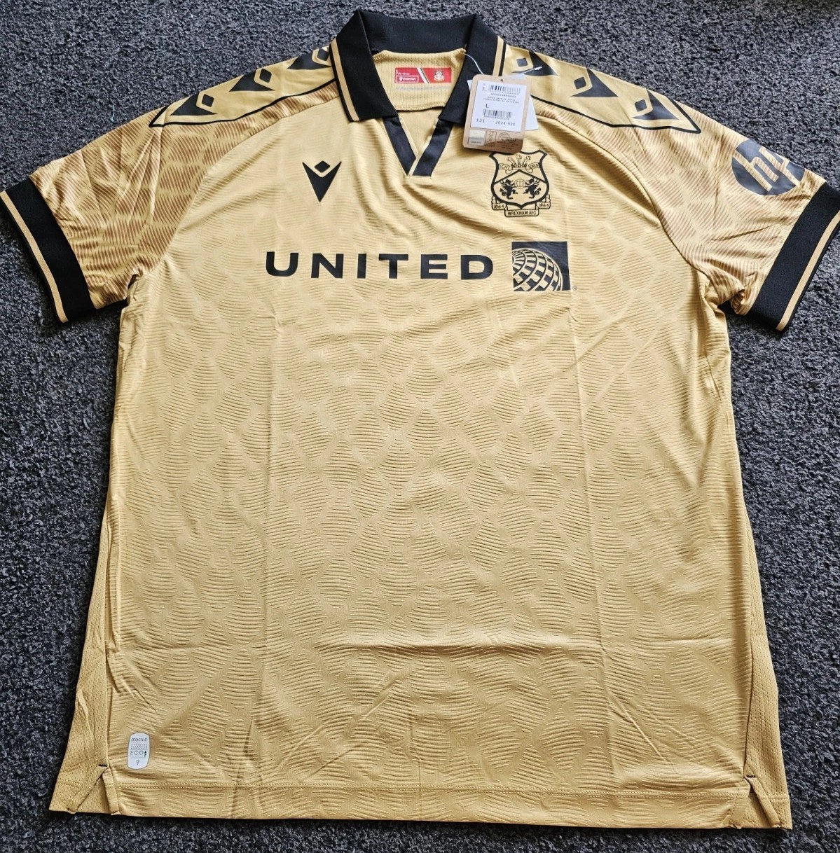 Wrexham AFC 2024-25 Macron Third Shirt Size (L) New with Tags for sale on Ebay