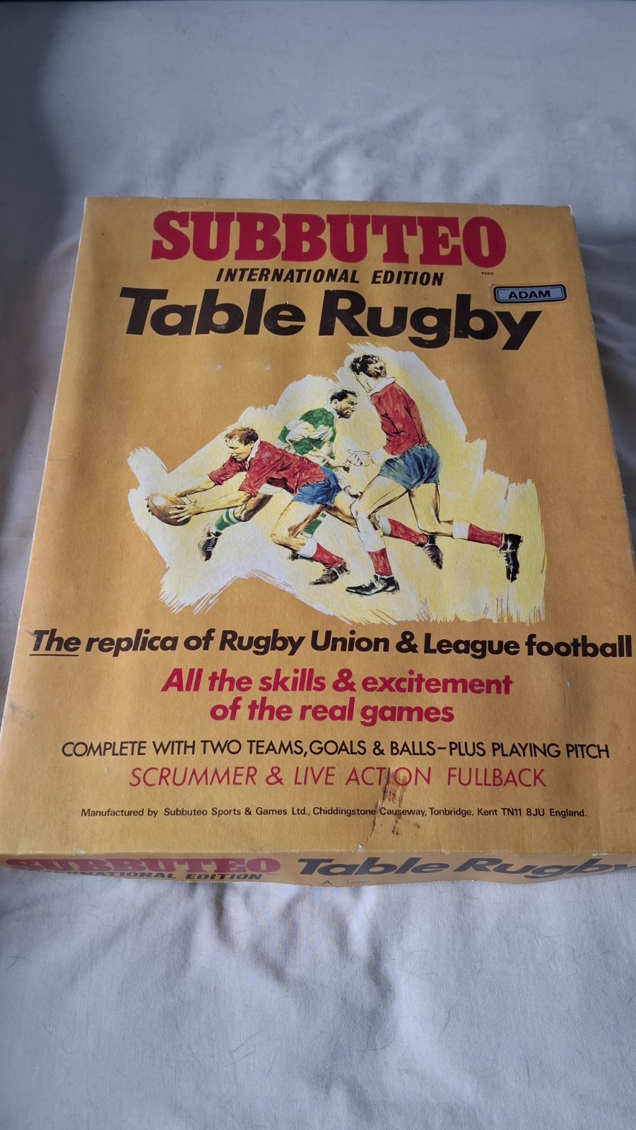 Subbuteo Table Rugby International Edition for sale on Ebay